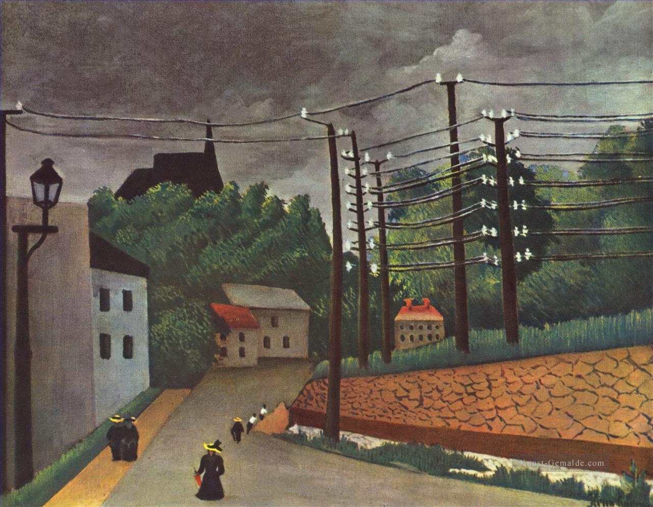 Blick auf Malakoff hauts de seine 1903 Henri Rousseau Post Impressionism Naive Primitivismus Ölgemälde